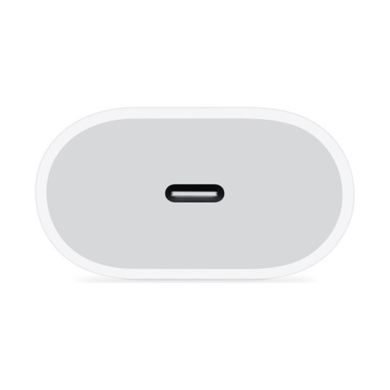 Apple Φορτιστής Χωρίς Καλώδιο με Θύρα USB-C 20W Λευκός (Power Adapter A2940)