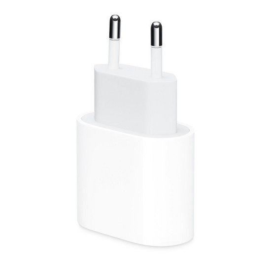 Apple Φορτιστής Χωρίς Καλώδιο με Θύρα USB-C 20W Λευκός (Power Adapter A2940)