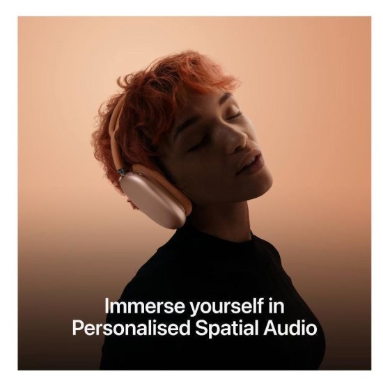 Apple AirPods Max (2024) Ασύρματα / Ενσύρματα Over Ear Ακουστικά με 20 ώρες Λειτουργίας και Quick Charge Midnight