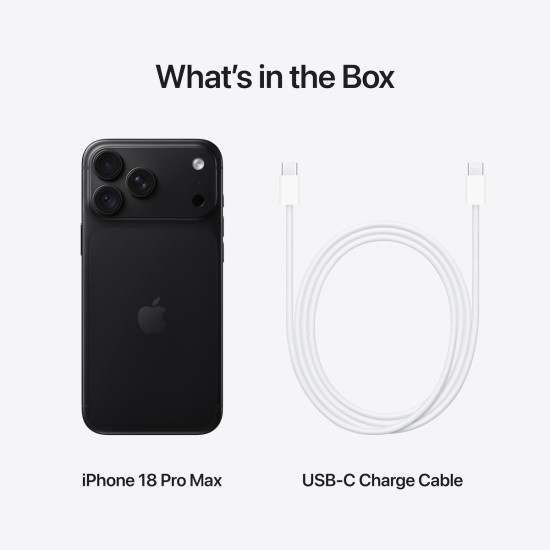Apple iPhone 18 Pro Max (12/1TB) Black