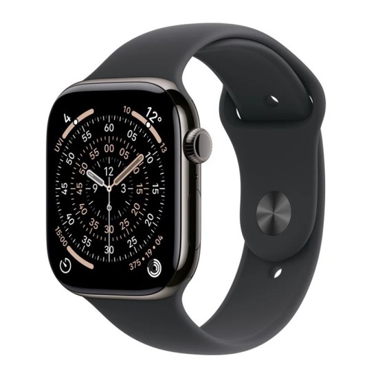 Apple Watch Series 11 Cellular Titanium 42mm Αδιάβροχο με eSIM και Παλμογράφο (Slate Titanium Case with Black Sport Band - M/L) Apple Watch Series 11 Cellular Titanium 42mm Αδιάβροχο με eSIM και Παλμογράφο (Slate Titanium Case with Black Sport Band - M/L)
