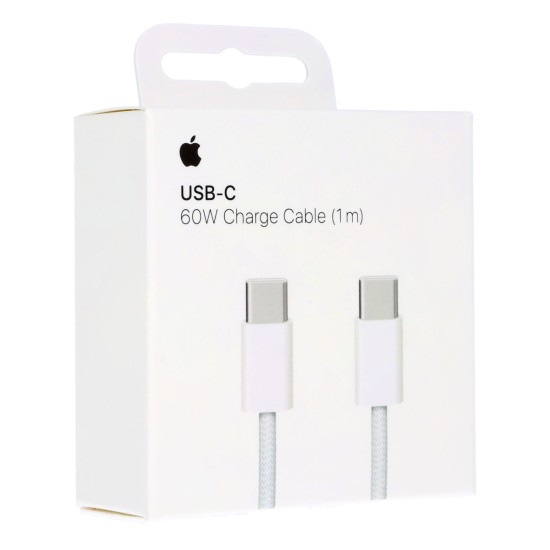 Apple Braided USB 2.0 Cable USB-C male - USB-C 60W Λευκό 1m MQKJ3ZM/A Apple Braided USB 2.0 Cable USB-C male - USB-C 60W Λευκό 1m MQKJ3ZM/A