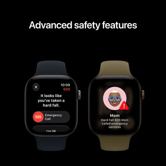 Apple Watch Series 12 Aluminium 42mm Αδιάβροχο με Παλμογράφο (Space Grey Aluminium with Navy Blue Sport Band - S/M) Apple Watch Series 12 Aluminium 42mm Αδιάβροχο με Παλμογράφο (Space Grey Aluminium with Navy Blue Sport Band - S/M)