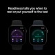 Apple Watch Series 12 Aluminium 42mm Αδιάβροχο με Παλμογράφο (Light Gold Aluminium with Sand Sport Band - M/L)