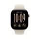 Apple Watch Series 12 Aluminium 42mm Αδιάβροχο με Παλμογράφο (Light Gold Aluminium with Sand Sport Band - M/L)