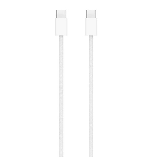 Apple Braided USB 2.0 Cable USB-C male - USB-C 60W Λευκό 1m MQKJ3ZM/A Apple Braided USB 2.0 Cable USB-C male - USB-C 60W Λευκό 1m MQKJ3ZM/A