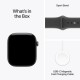 Apple Watch Series 12 Aluminium 42mm Αδιάβροχο με Παλμογράφο (Black Aluminium with Black Sport Band - S/M)