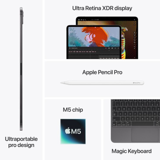 Apple iPad Pro M5 (2025) 13" (12GB/512GB) Silver Apple iPad Pro M5 (2025) 13" (12GB/512GB) Silver