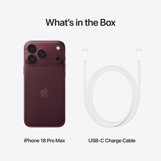 Apple iPhone 18 Pro Max (12/512GB) Burgundy