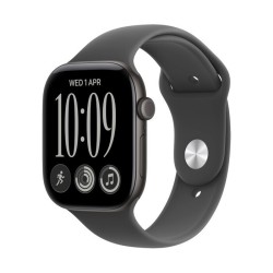 Apple Watch Series 12 Cellular Aluminium 46mm Αδιάβροχο με Παλμογράφο (Black Aluminium with Black Sport Band - M/L) Apple Watch Series 12 Cellular Aluminium 46mm Αδιάβροχο με Παλμογράφο (Black Aluminium with Black Sport Band - M/L)