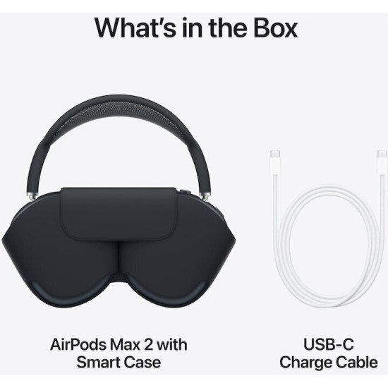 Apple AirPods Max 2 Ασύρματα / Ενσύρματα Over Ear Ακουστικά και Quick Charge Blue Apple AirPods Max 2 Ασύρματα / Ενσύρματα Over Ear Ακουστικά και Quick Charge Blue