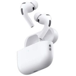 Apple AirPods Pro 3 In-ear Bluetooth Handsfree Ακουστικά με Αντοχή στον Ιδρώτα και Θήκη Φόρτισης Λευκά