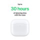 Apple AirPods 4 Earbud Bluetooth Handsfree Ακουστικά με Αντοχή στον Ιδρώτα και Θήκη Φόρτισης Λευκά