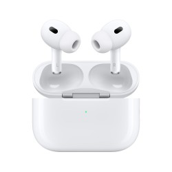 Apple AirPods Pro 2nd Generation In-ear Bluetooth Handsfree Ακουστικά με Αντοχή στον Ιδρώτα και Θήκη Φόρτισης Λευκά